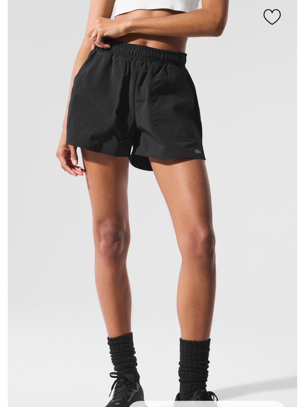 Alo Yoga Alumni Shorts – Black – Size M